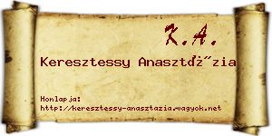 Keresztessy Anasztázia névjegykártya